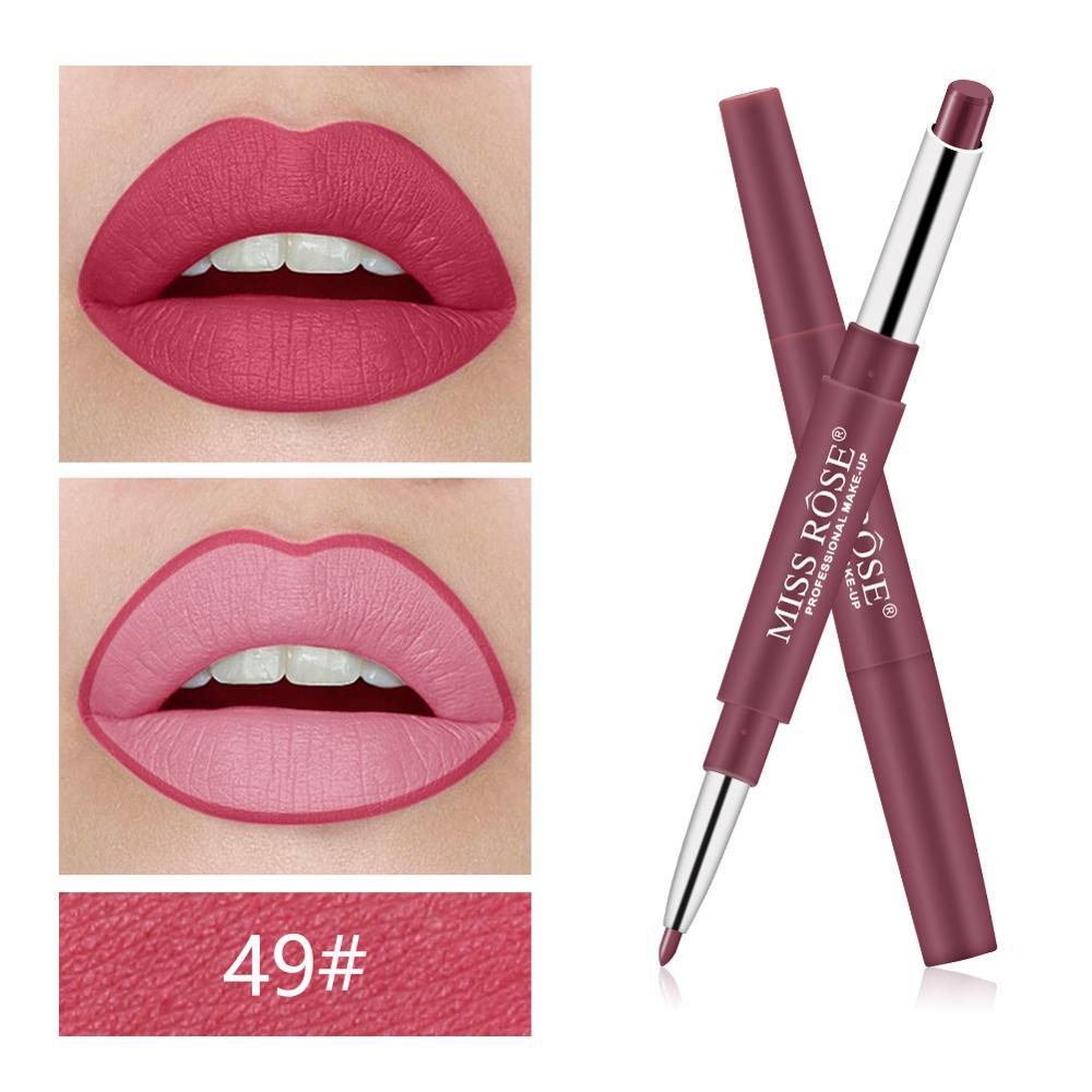 1000px x 1000px - Miss Rose 2 in 1 Lipstick + Lipliner High Pigment (Pink) | Miss Rose Makeup